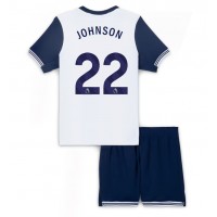 Camiseta Tottenham Hotspur Brennan Johnson #22 Primera Equipación Replica 2024-25 para niños mangas cortas (+ Pantalones cortos)